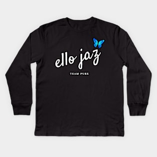 Ello Jaz Merch! (Creator Series) Kids Long Sleeve T-Shirt